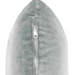 Beliani CHAUMONT - Chaise longue - Lichtgrijs - Linkerzijde - Fluweel