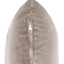 Loveseats-Beliani CHAUMONT - Chaise longue - Taupe - Rechterzijde - Fluweel