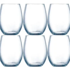 Waterglazen-Chef & Sommelier Drinkglazen - 6x stuks - glas - 440 ml