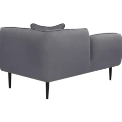 Beliani CHEVANNES - Chaise longue - Donkergrijs - Bouclé