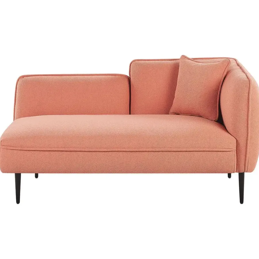Beliani CHEVANNES - Chaise longue - Roze - - Polyester