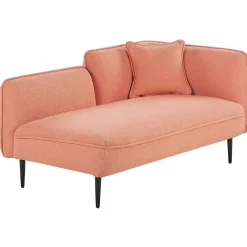 Beliani CHEVANNES - Chaise longue - Roze - - Polyester