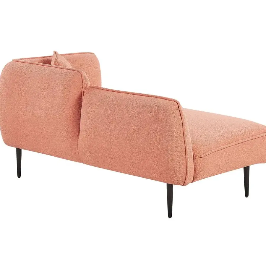 Beliani CHEVANNES - Chaise longue - Roze - - Polyester