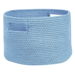 Opbergmanden-Beliani CHINIOT - Mand set van 2 - Blauw - Katoen