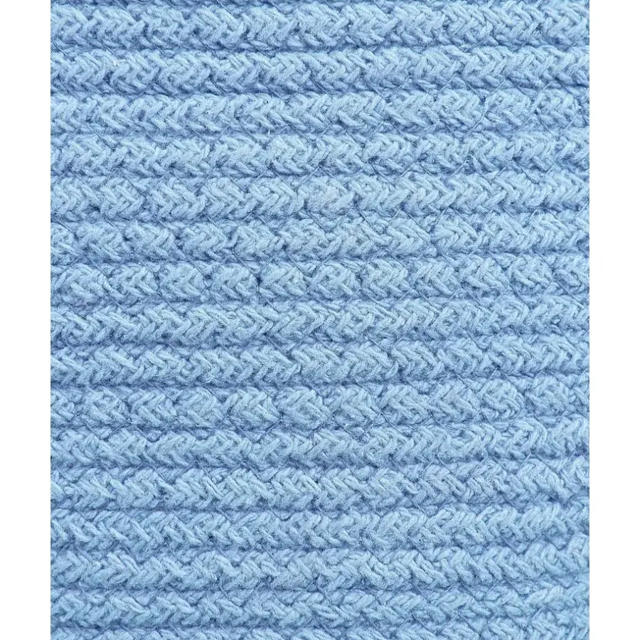 Opbergmanden-Beliani CHINIOT - Mand set van 2 - Blauw - Katoen