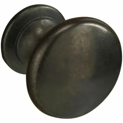 Loft24 Chris - Onderkast met 2 deuren van beton/zwarte spaanplaat 60 cm