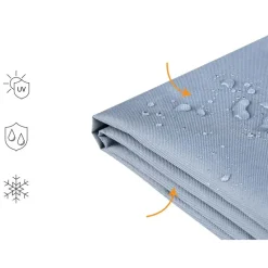 Tuinmeubelbeschermers-Beliani CHUVA - Beschermhoes - Wit - Polyester