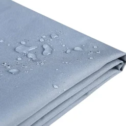 Tuinmeubelbeschermers-Beliani CHUVA - Beschermhoes voor parasol MONZA en VARESE - Grijs - Polyester