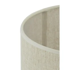 Lampenkappen-Light & Living Cilinder Lampenkap Breska - Parel Wit - Ø40x30cm