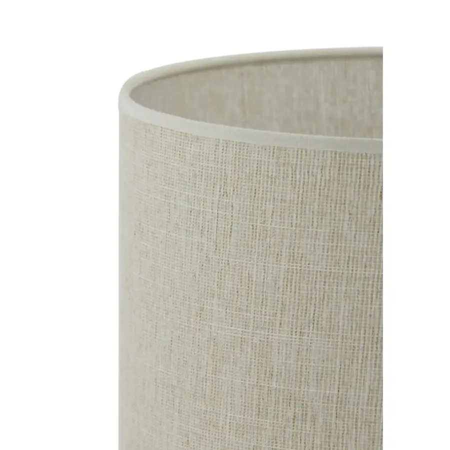 Lampenkappen-Light & Living Cilinder Lampenkap Breska - Parel Wit - Ø40x30cm