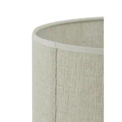 Lampenkappen-Light & Living Cilinder Lampenkap Breska - Parel Wit - Ø40x30cm