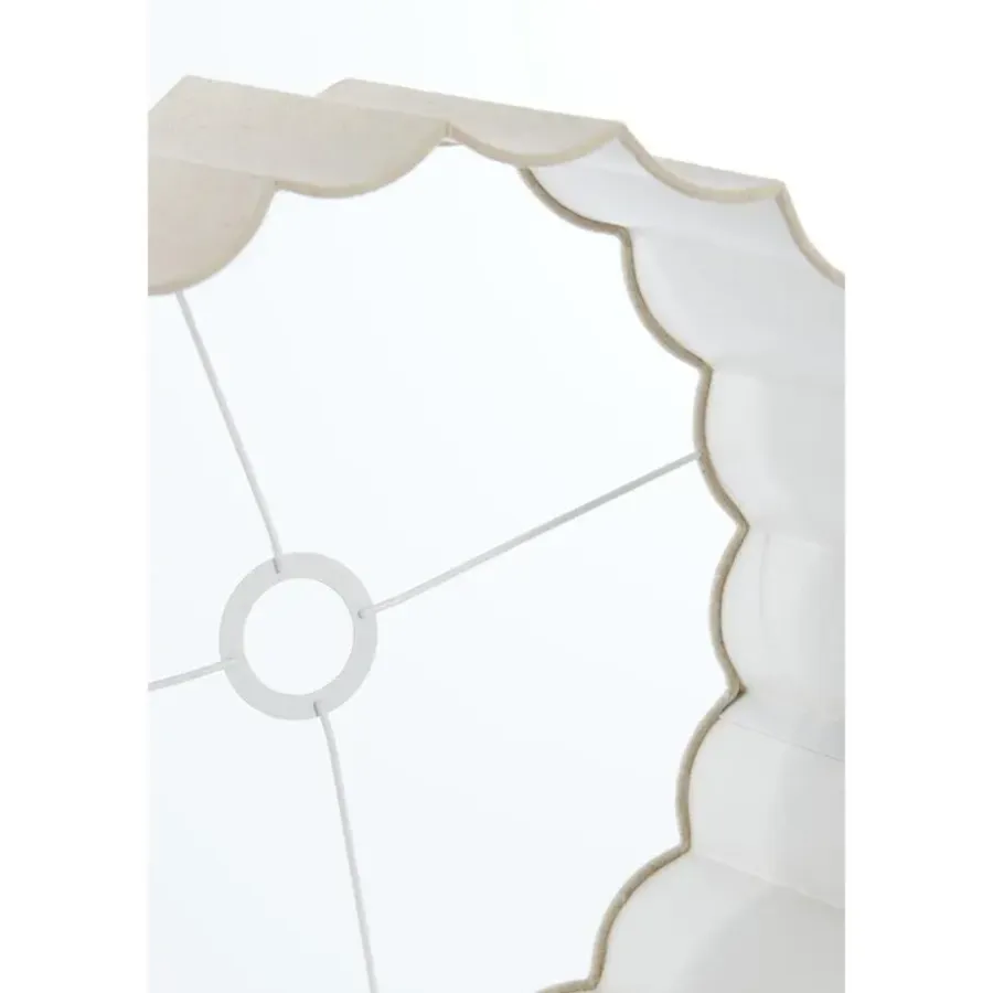 Light & Living Cilinder lampenkap Disli - Crème - Ø40cm