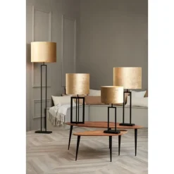Light & Living Cilinder Lampenkap Gemstone - Brons - Ø40x30cm