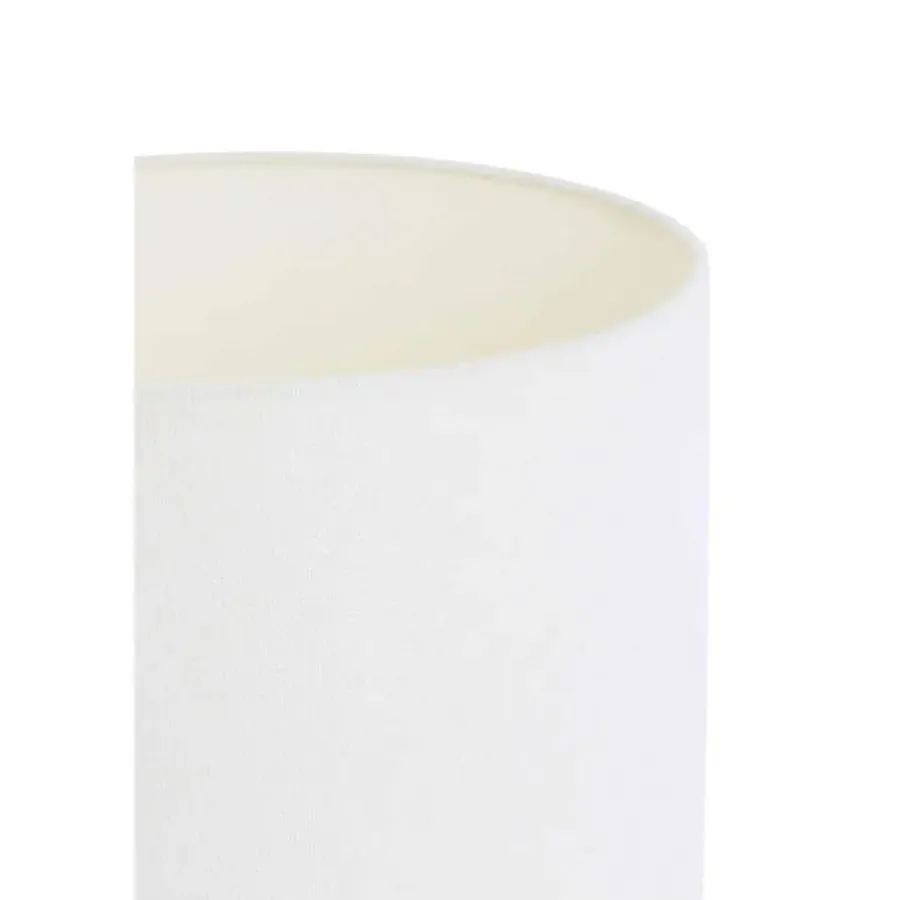 Lampenkappen-Light & Living Cilinder Lampenkap Livigno - Wit - Ø20x15cm