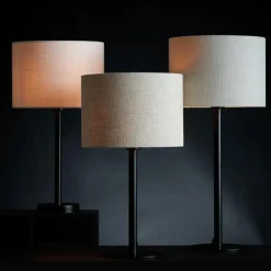 Lampenkappen-Light & Living Cilinder Lampenkap Livigno - Eiwit - Ø25cm