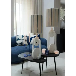 Light & Living Cilinder lampenkap Medan - Crème - Ø30cm