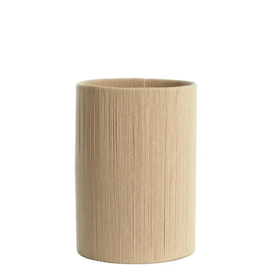 Light & Living Cilinder lampenkap Medan - Beige - 25x25x36cm