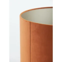 Lampenkappen-Light & Living Cilinder Lampenkap Velours - Terra - Ø40x30cm