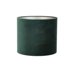 Light & Living Cilinder Lampenkap Velours - Dutch Green - Ø40x30cm