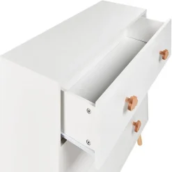 Leen Bakker CLOUDY - Commode - Wit/Lichthout - MDF