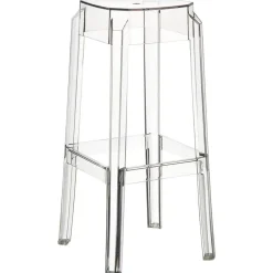 CLP Barkruk FOX natura Frame - Kunststof - transparant