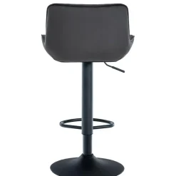 CLP Barkruk Minosa zwart Frame - Fluweel - zwart