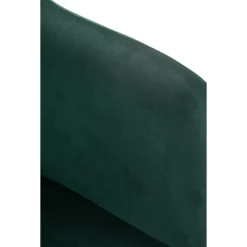 CLP Barkruk Natoma zwart Frame - Fluweel - groen