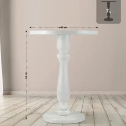 Bijzettafels-CLP Bijzettafel Adamsville Hout - antiek/wit