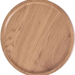 Bijzettafels-CLP Bijzettafel Aspen mat zwart Frame - Hout - natura