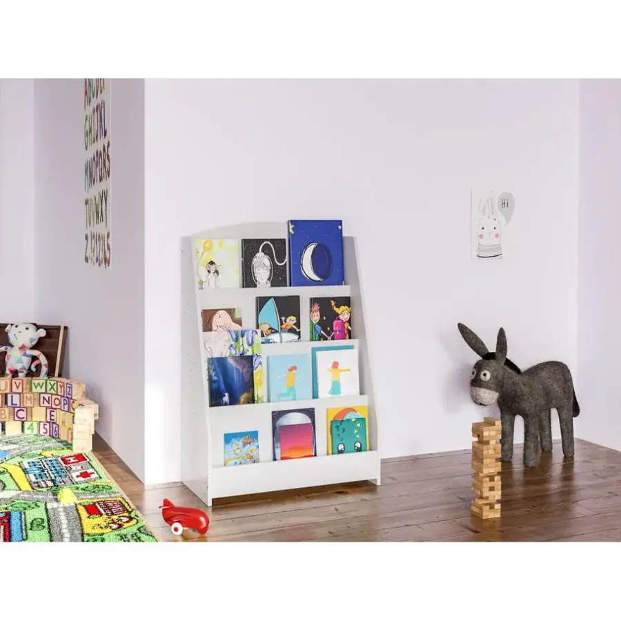 CLP Boekenkast Melfa Hout - wit