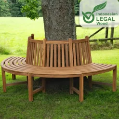 Tuinbanken-CLP Boombank Male 203 cm - bruin