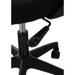 Bureaustoelen|Bureaustoelen-CLP Bureaustoel Auburn zwart Frame - Microfiber - zwart