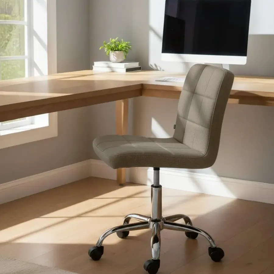 Bureaustoelen|Bureaustoelen-CLP Bureaustoel Darfield Stof - taupe