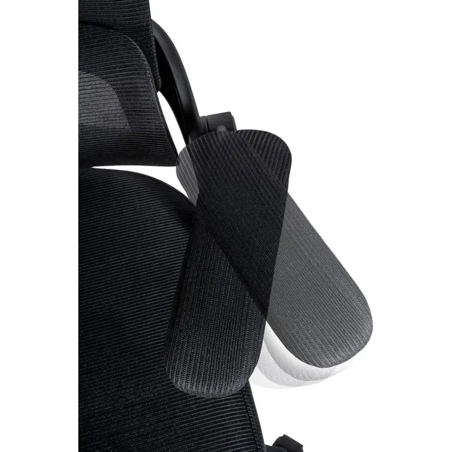 CLP Bureaustoel Garston zwart Frame - Microfiber - zwart