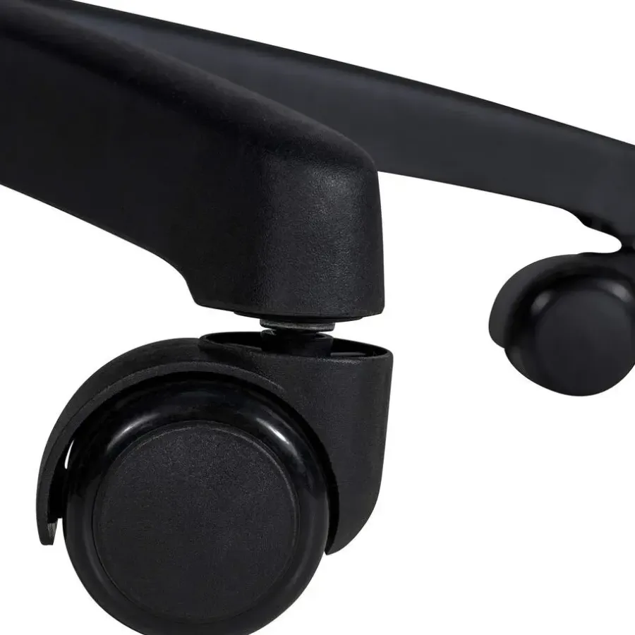 CLP Bureaustoel Garston zwart Frame - Microfiber - zwart
