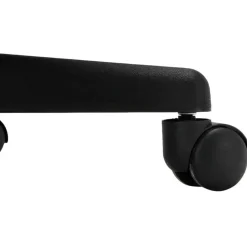 Bureaustoelen|Bureaustoelen-CLP Bureaustoel Genius zwart Frame - Kunstleer - oranje