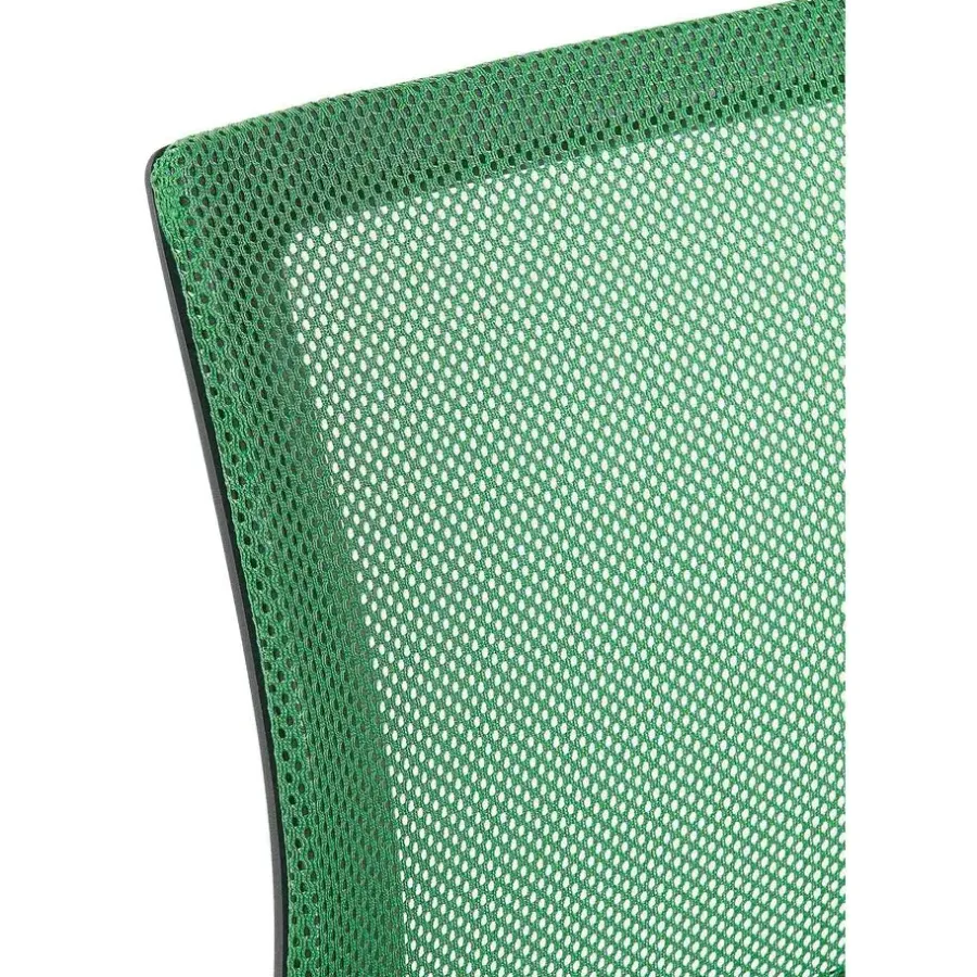 Bureaustoelen|Bureaustoelen-CLP Bureaustoel Genius zwart Frame - Kunstleer - groen