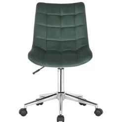Bureaustoelen|Bureaustoelen-CLP Bureaustoel Medford Fluweel - groen