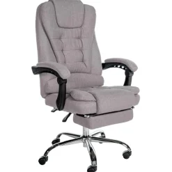 Bureaustoelen|Bureaustoelen-CLP Bureaustoel Oxygen Stof - grijs