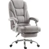 Bureaustoelen|Bureaustoelen-CLP Bureaustoel Pacific chroom Frame - Stof - grijs