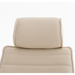 CLP Bureaustoel Rako V2 chroom Frame - Kunstleer - creme