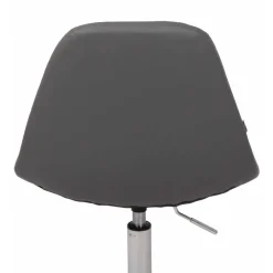 Bureaustoelen|Bureaustoelen-CLP Bureaustoel Reims chroom Frame - Kunstleer - grijs
