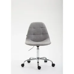 Bureaustoelen|Bureaustoelen-CLP Bureaustoel Reims Stof - grijs