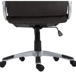 Bureaustoelen|Bureaustoelen-CLP Bureaustoel Texas V2 grijs Frame - Stof - donkergrijs