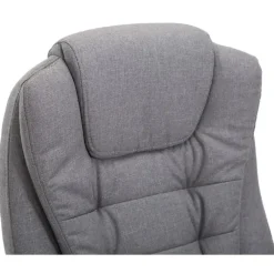 Bureaustoelen|Bureaustoelen-CLP Bureaustoel Thor chroom Frame - Stof - grijs