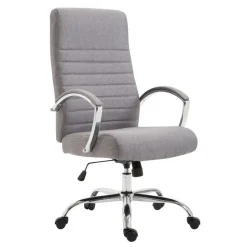 Bureaustoelen|Bureaustoelen-CLP Bureaustoel Valais Stof - grijs