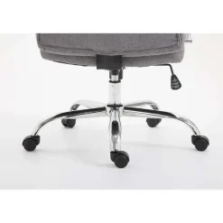 Bureaustoelen|Bureaustoelen-CLP Bureaustoel Valais Stof - grijs