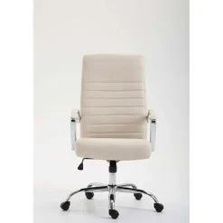 Bureaustoelen|Bureaustoelen-CLP Bureaustoel Valais Stof - creme