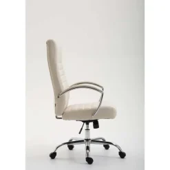 Bureaustoelen|Bureaustoelen-CLP Bureaustoel Valais Stof - creme