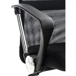 Bureaustoelen|Bureaustoelen-CLP Bureaustoel Washington chroom Frame - Kunstleer - zwart